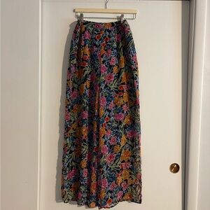 Lulus Floral Pants- Multicolor